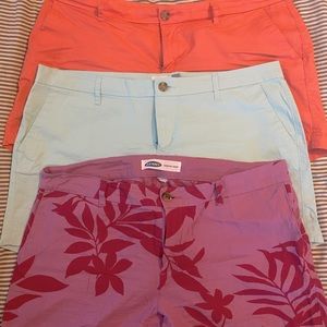 Lot of (3) Pairs of Old Navy Shorts - Size 14
